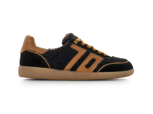 Back 70 Sneaker Teddy Nera e Cuoio | Cloud FU20 Invernale